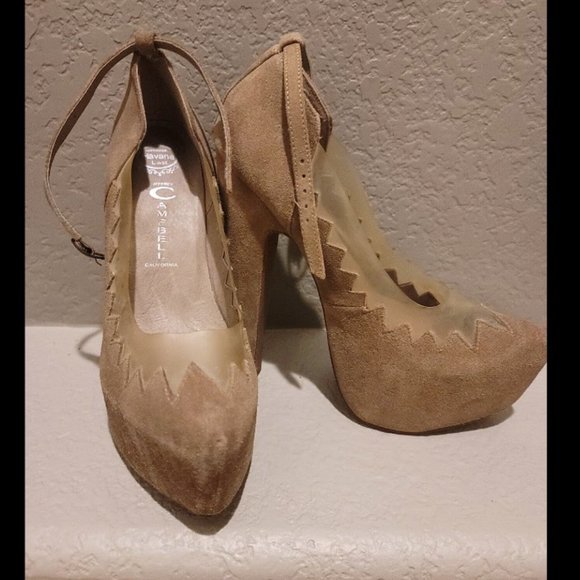 Jeffrey Campbell Shoes - Jeffrey Campbell Havana Hillary suede heels stilettos